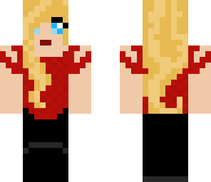 blonde girl in dress