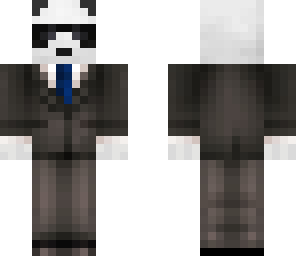 suited panda