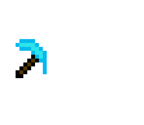 a edit of my first diamond pickaxe