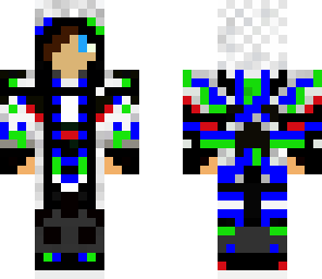 green and blue guy