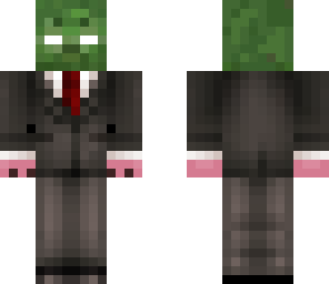 zombie-herobrine in a suit
