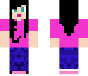 pink t-shirt girl