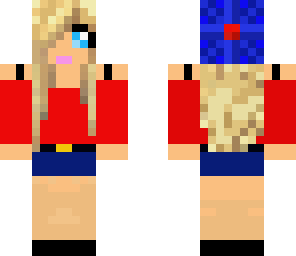 red and blue