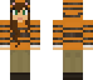 tiger costumed girl