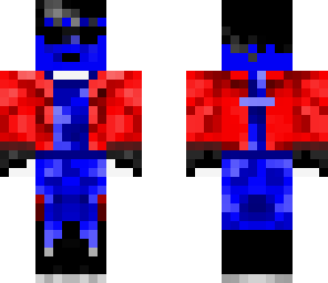 blue and red guy