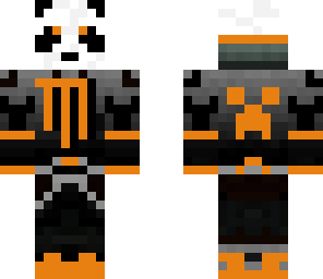 monster energy panda orange
