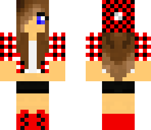 plaid cute girl