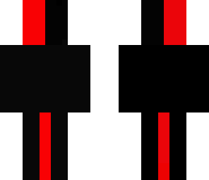 red and black