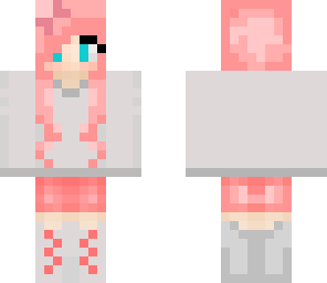pink haired girl