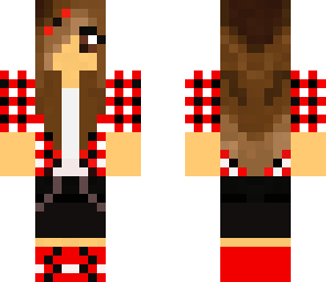 pretty in plaid brunette