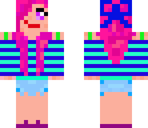 pink-hair girl