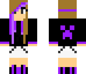 creeper hoodie girl