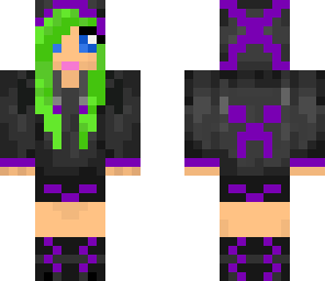 creeper hoodie girl 2