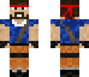 survival guy blue and tan edit