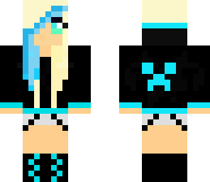 creeper girl blue