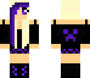 creeper girl purple