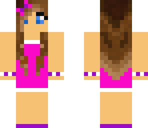 pink dress