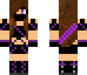 ender ninja girl with headphones