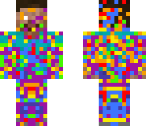paint splatter herobrine