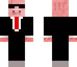 pig in a suit