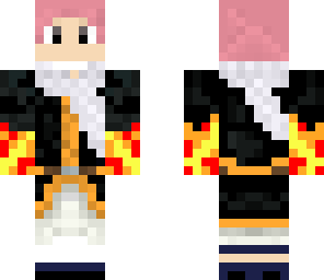 natsu coat with fists of fire