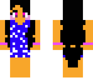 over tanned lady