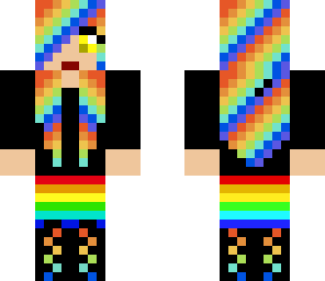 rainbow girl