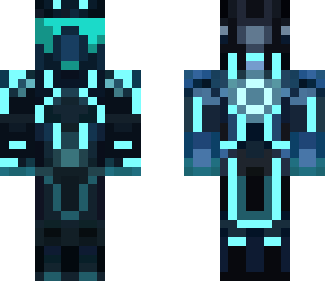 tron suit blue
