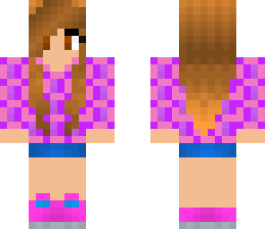 casual pink girl