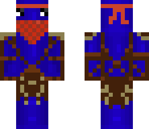 blue fighter