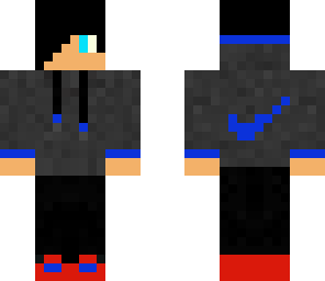 blue nike dude