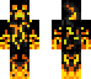 fire eletric creeper skin