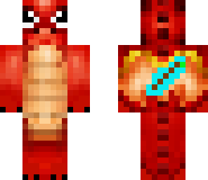 dragon with sword