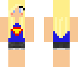 cute girl superman