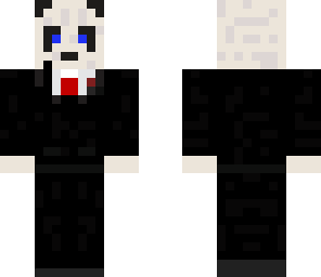 panda suit red