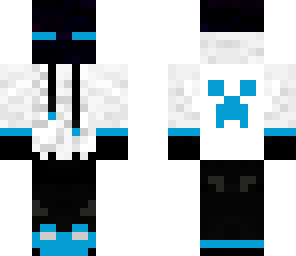 blue ender with hoody
