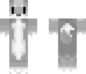 gray fox with hood