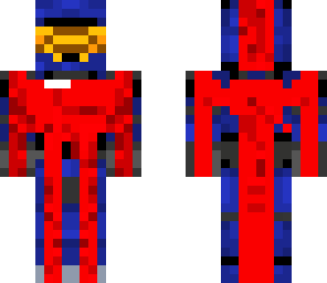 blue and red spartan
