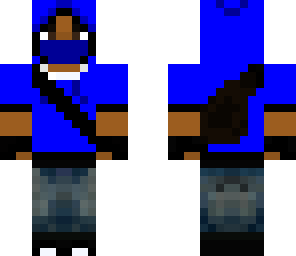 blue hood