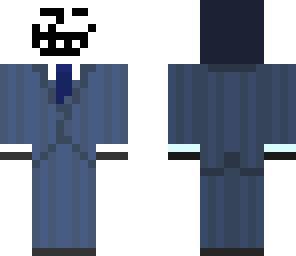 spy with troll face mask