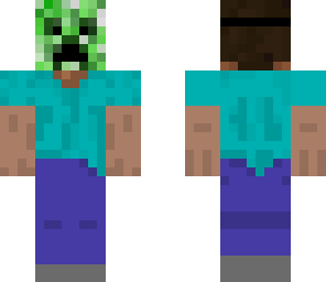 halloween creeper steve