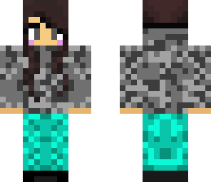 zoey with grey sweater