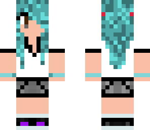 blue hair girl