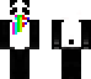 panda is barfing rainbow