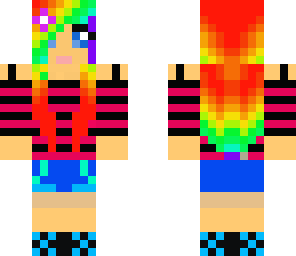 rainbow girl