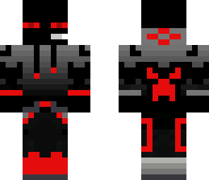 red enderman dj with headphones