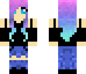 rainbow hair tomboy