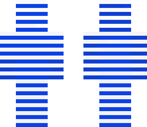 blue and white man