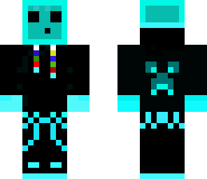 slime lightblue in suit cool