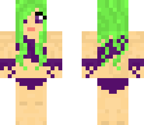 green haired mermaid